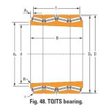 Bearing lm533730T lm533710d double cup