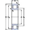 roulements 6016-2Z SKF