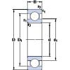 roulements 16014 SKF