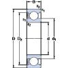 roulements 6014-RS1 SKF #1 small image