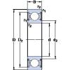 roulements W 628/9-2RS1 SKF