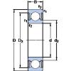 roulements W 61800-2RZ SKF #1 small image