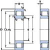 roulements NJ 209 ECPH SKF #1 small image