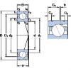 roulements 7018 CD/P4AL SKF