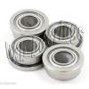 4 Flange Bearing SLOT CAR 1/8&#034;x 1/4&#034; Ceramic Bearings #3 small image