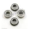 4 Flange Bearing SLOT CAR 1/8&#034;x 1/4&#034; Ceramic Bearings #5 small image