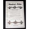 1914 OLD MAGAZINE PRINT AD, AMERICAN BALL-BEARING AXLES, EFFICIENCY STANDARD!