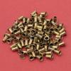 50pcs Small Shaft Bearing Bushing Holder DIY Rivet Mini Flange for Car Model #1 small image