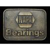 PE05117 VINTAGE 1970s **NAPA BEARINGS** AUTO CAR COMPANY BRASSTONE BELT BUCKLE