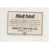 1914 Abbott Detroit Auto Ad S.R.O. Ball Bearing Marburg Brothers Toronto ma0329 #5 small image