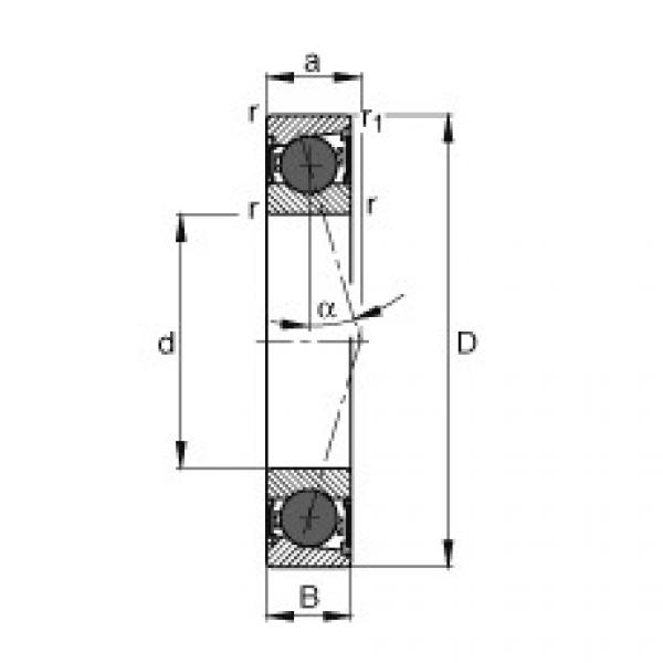 roulements HCB7021-C-2RSD-T-P4S FAG #1 image