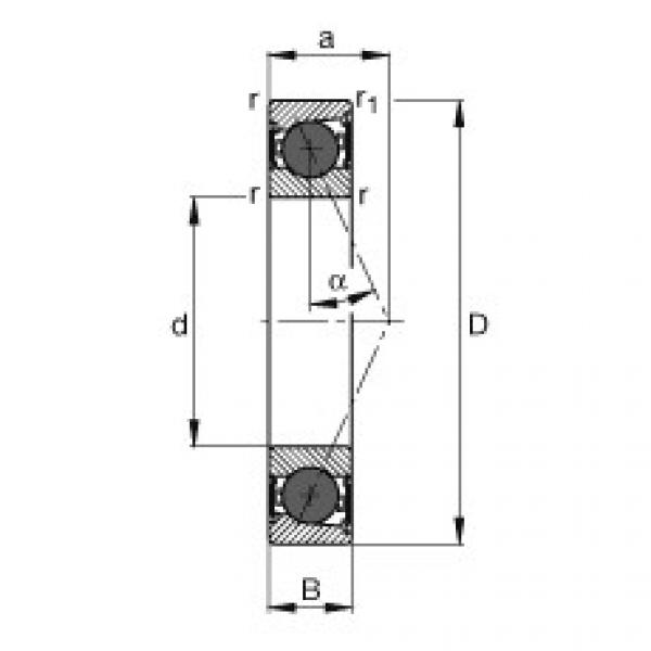 roulements HCB7213-E-2RSD-T-P4S FAG #1 image