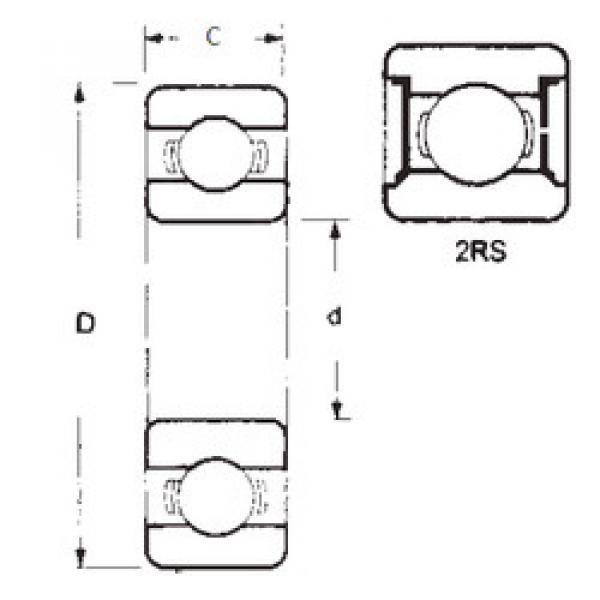 roulements 1604-2RS FBJ #1 image