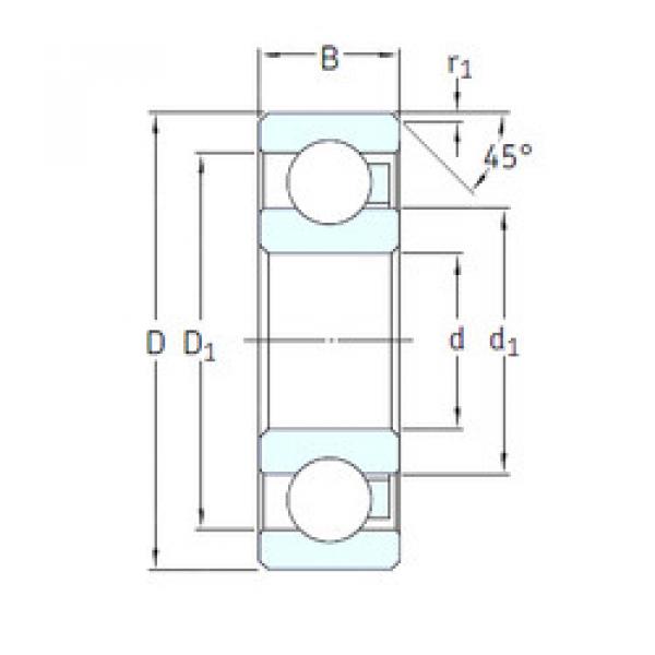 roulements 6208/HR22Q2 SKF #1 image