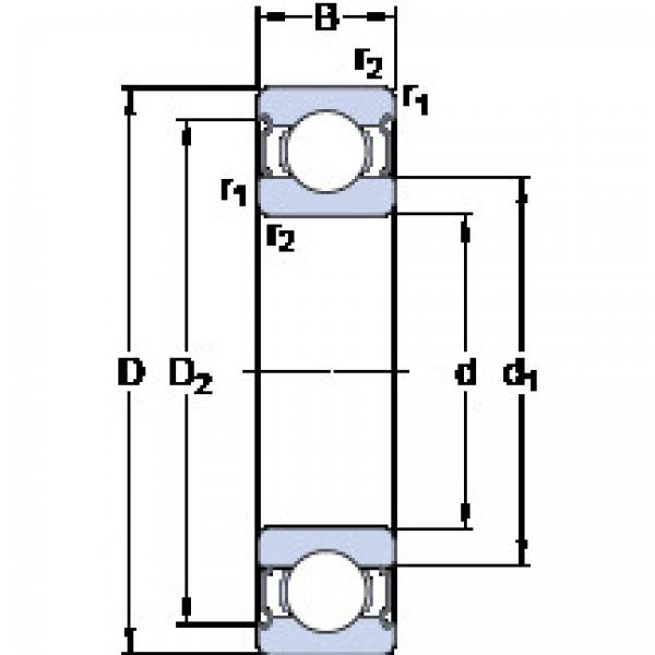 roulements 6016-2Z SKF #1 image