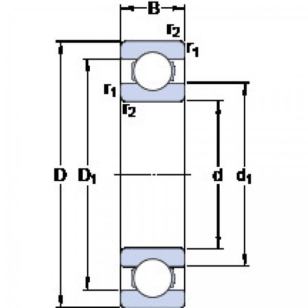 roulements 16026 SKF #1 image