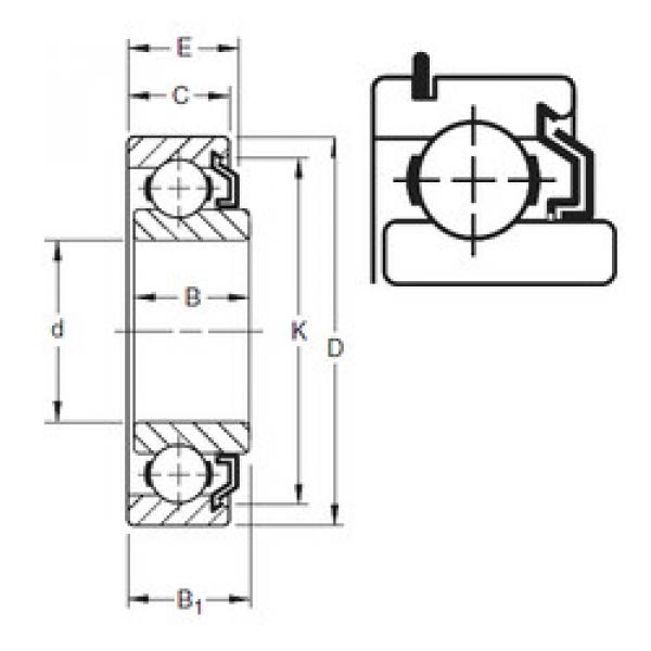 roulements 205KLG2 Timken #1 image