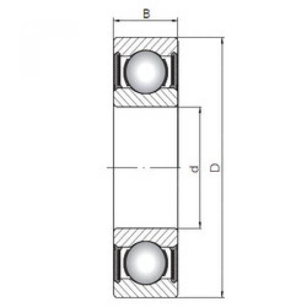 roulements 6021-2RS CX #1 image