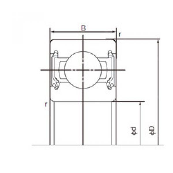 roulements 6001-2NSE9 NACHI #1 image