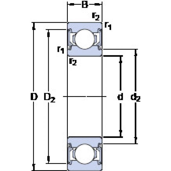 roulements 6004-2RSLTN9/HC5C3WT SKF #1 image