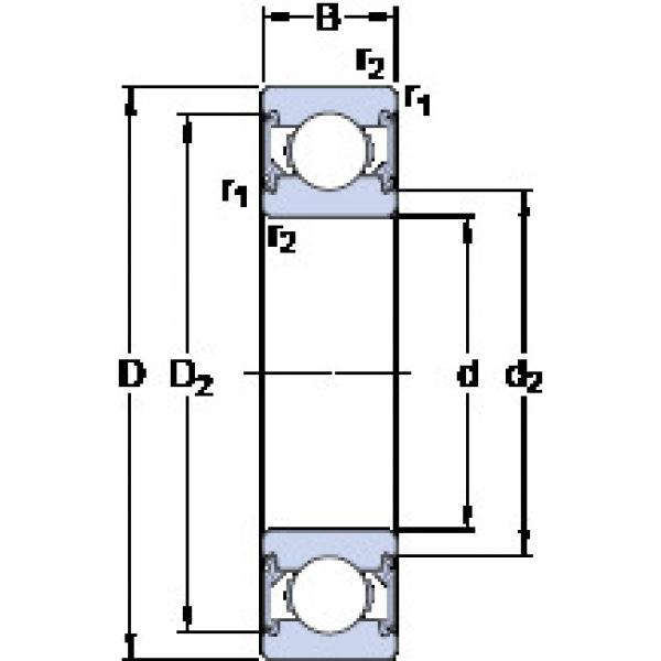 roulements 626-2RSH SKF #1 image