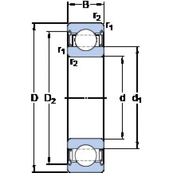 roulements 6314-2Z/VA208 SKF #1 image