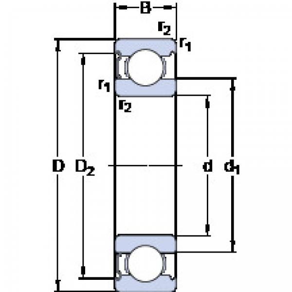 roulements 6014-Z SKF #1 image