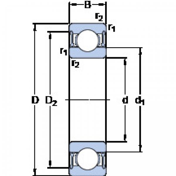 roulements 6007-2RZTN9/HC5C3WT SKF #1 image