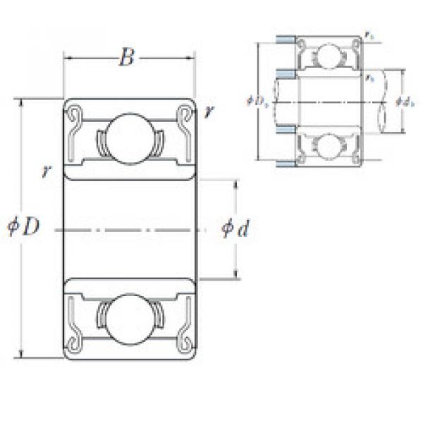 roulements MR 137 ZZ NSK #1 image