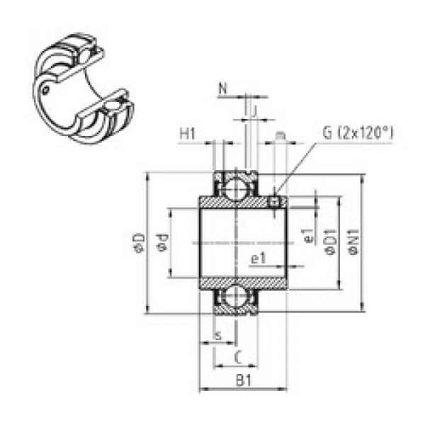 roulements CUC210 SNR #1 image