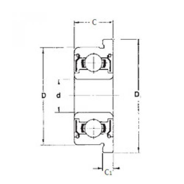 roulements F607ZZ FBJ #1 image