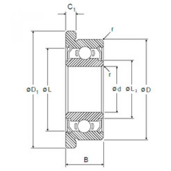 roulements RIF-8516ZZ NMB #1 image