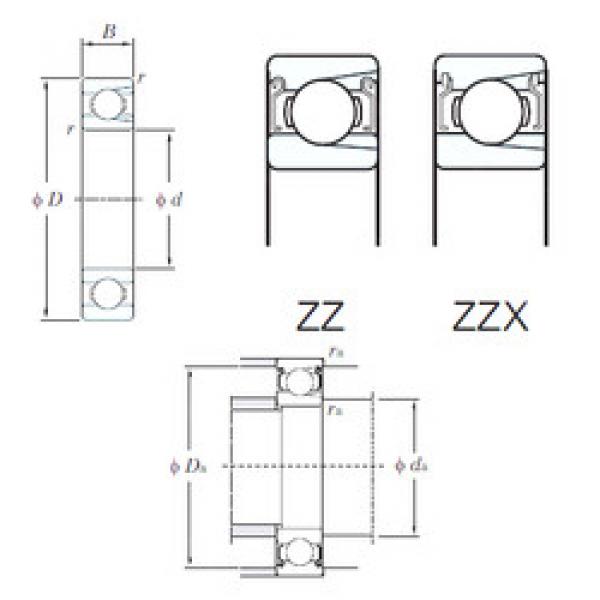 roulements M6206ZZ KOYO #1 image