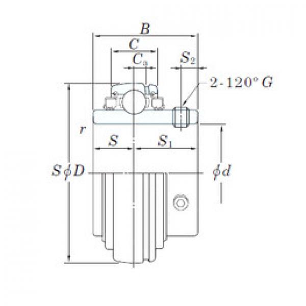 roulements UC211-34L3 KOYO #1 image