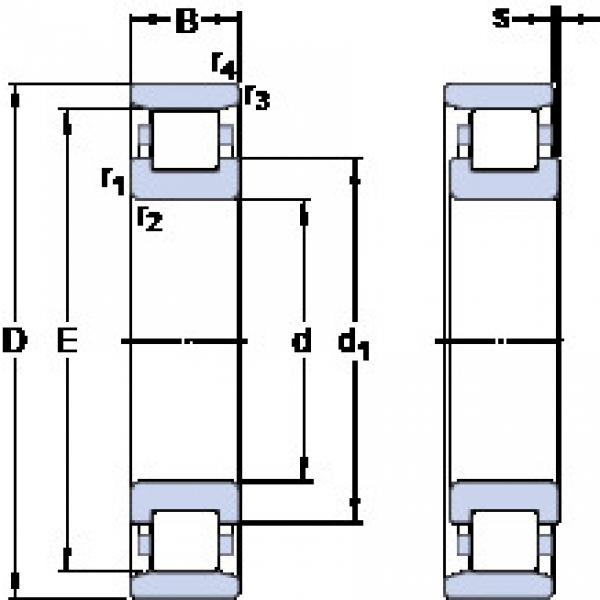 roulements N 217 ECM SKF #1 image