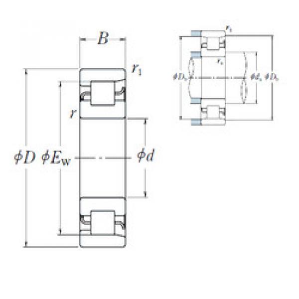 roulements NF 220 NSK #1 image