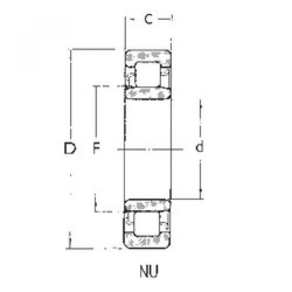 roulements NU2210 FBJ #1 image