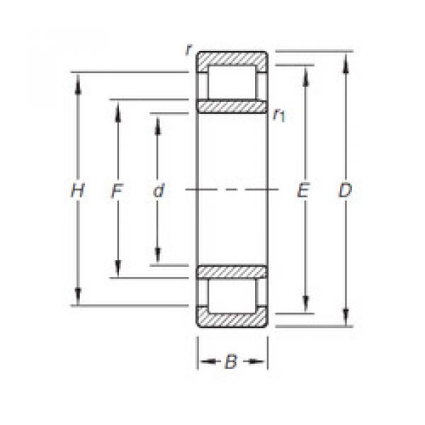 roulements NU2305E.TVP Timken #1 image