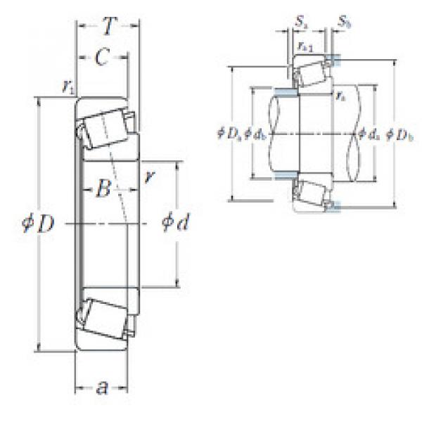 roulements HR33011J NSK #1 image