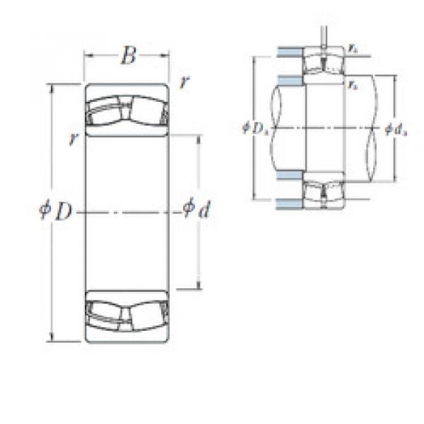 roulements 22228CDE4 NSK #1 image