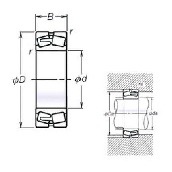 roulements 23124L12CAM NSK #1 image