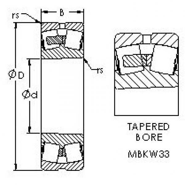 roulements 22210MBKW33 AST #1 image