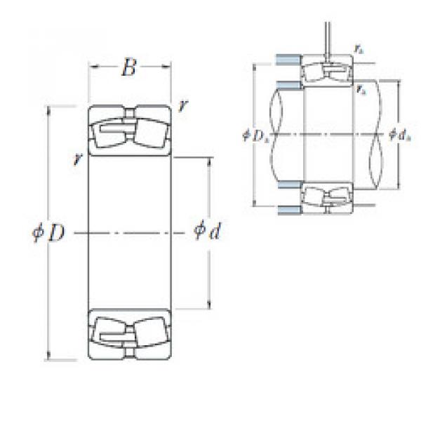 roulements 22240CAE4 NSK #1 image