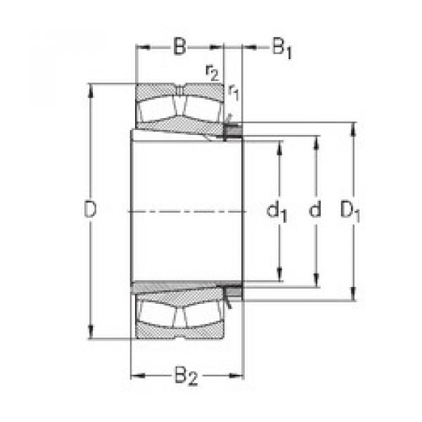 roulements 22212-E-K-W33+H312 NKE #1 image