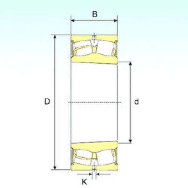 roulements 22213-2RSK ISB #1 image