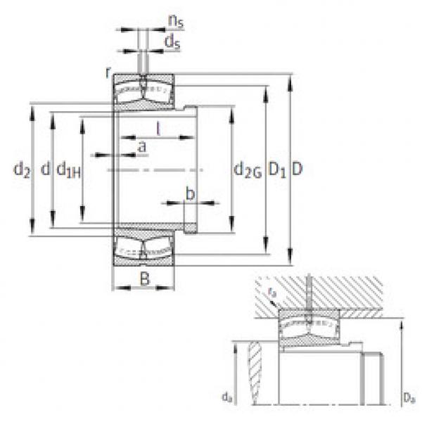 roulements 23140-B-K-MB+AH3140 FAG #1 image