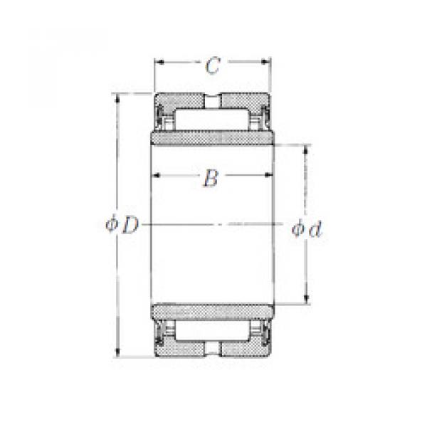 roulements NA4905TT NSK #1 image