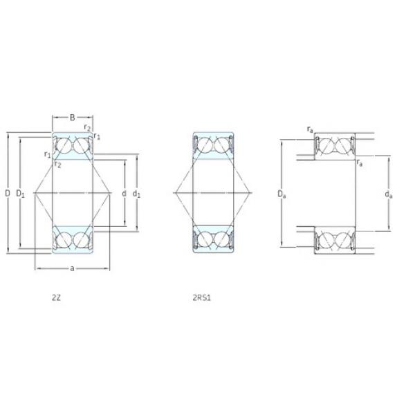 roulements E2.3309A-2Z SKF #1 image