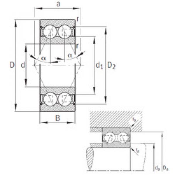 roulements 3815-B-2Z-TVH FAG #1 image