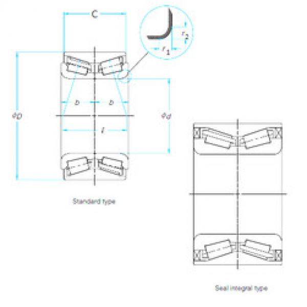 roulements 4T-CR1-0966CS130#02 NTN #1 image